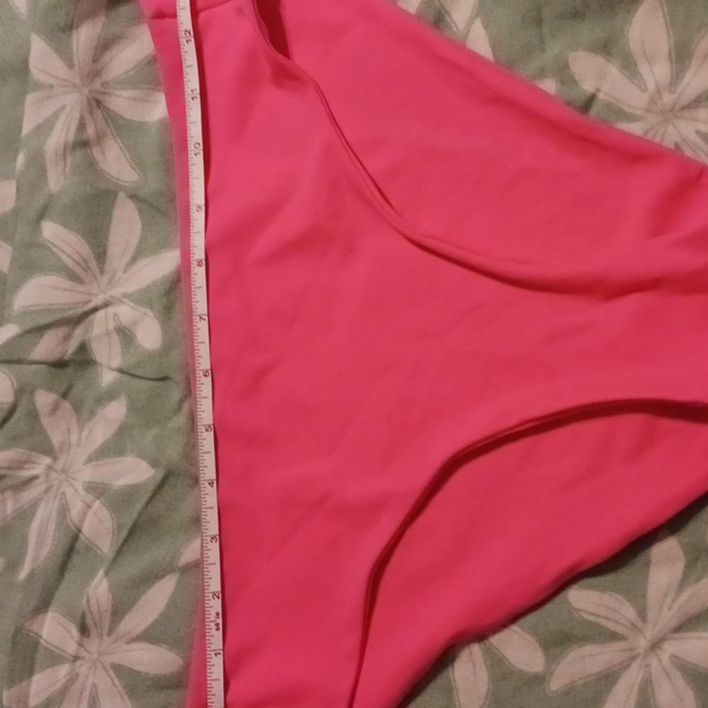 COPY - 🩷🩷Fused Hawaii small high rise bottoms. Bright coral color NEVER WORN